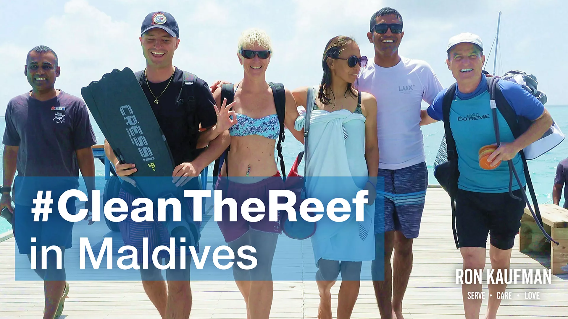 Ron Kaufman Cleaning the Reef in Maldives